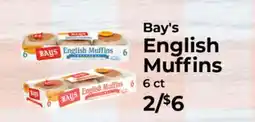 Sunset Foods Bay's English Muffins offer
