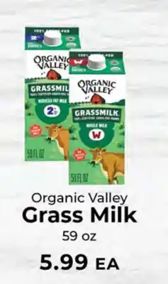 Sunset Foods Organic Valley Grass Milk offer