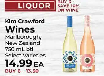 Sunset Foods Kim Crawford Wines offer