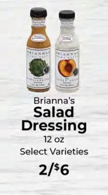 Sunset Foods Brianna's Salad Dressing offer