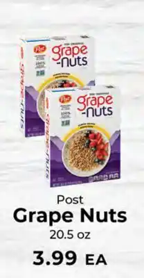 Sunset Foods Post Grape Nuts offer