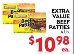 La Chiquita Food Market EXTRA VALUE BEEF PATTIES offer