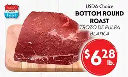 La Chiquita Food Market USDA Choice BOTTOM ROUND ROAST offer
