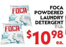 La Chiquita Food Market FOCA POWDERED LAUNDRY DETERGENT offer