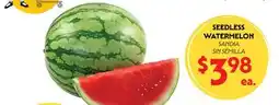 La Chiquita Food Market SEEDLESS WATERMELON offer