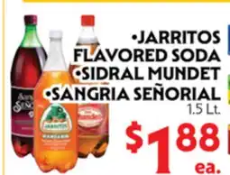 La Chiquita Food Market JARritos FLAVORED SODA • SIDRAL MUNDet • SANGRIA SEÑorial offer