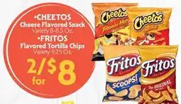 La Chiquita Food Market •CHEETOS Cheese Flavored Snack •FRITOS Flavored Tortilla Chips offer