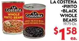 La Chiquita Food Market LA COSTENA •PINTO •BLACK WHOLE BEANS offer