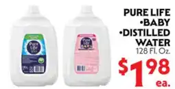 La Chiquita Food Market PURE LIFE • BABY • DISTILLED WATER offer