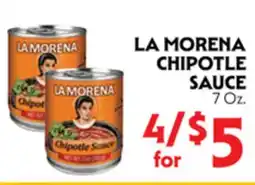 La Chiquita Food Market LA MORENA CHIPOTLE SAUCE offer