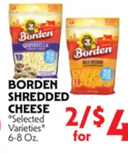 La Chiquita Food Market BORDEN SHREDDED CHEESE offer