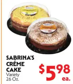 La Chiquita Food Market SABRINA'S CRÉME CAKE offer
