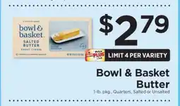 ShopRite Bowl & Basket Butter offer