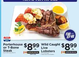 ShopRite Porterhouse or T-Bone Steak offer