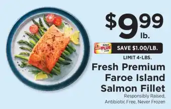 ShopRite Fresh Premium Faroe Island Salmon Fillet offer