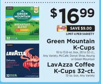 ShopRite Green Mountain K-Cups offer