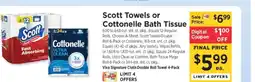 ShopRite Scott Towels or Cottonelle Bath Tissue offer