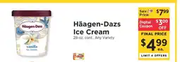 ShopRite Häagen Dazs Ice Cream offer