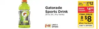 ShopRite Gatorade Sports Drink offer