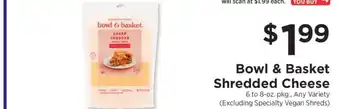 ShopRite Bowl & Basket Shredded Cheese offer
