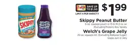 ShopRite Skippy Peanut Butter / Welch’s Grape Jelly offer
