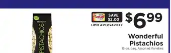 ShopRite Wonderful Pistachios offer
