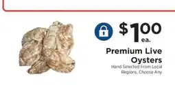 ShopRite Premium Live Oysters offer