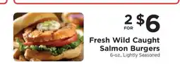 ShopRite Fresh Wild Caught Salmon Burgers offer