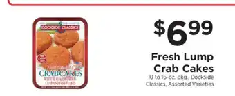 ShopRite Fresh Lump Crab Cakes offer