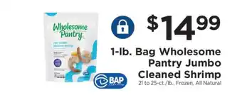 ShopRite Wholesome Pantry Jumbo Cleaned Shrimp offer