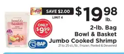 ShopRite Bowl & Basket Jumbo Cooked Shrimp offer