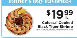 ShopRite Colossal Cooked Black Tiger Shrimp offer