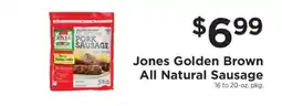 ShopRite Jones Golden Brown All Natural Sausage offer