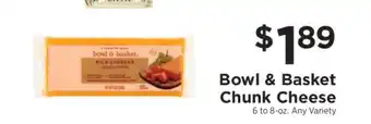 ShopRite Bowl & Basket Chunk Cheese offer