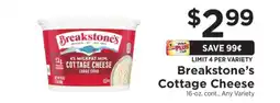 ShopRite Breakstone's Cottage Cheese offer