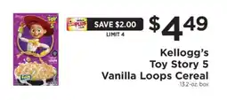 ShopRite Kellogg’s Toy Story 5 Vanilla Loops Cereal offer