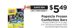 ShopRite Popsicle & Frozen Confection Bars offer