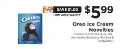 ShopRite Oreo Ice Cream Novelties offer
