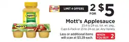 ShopRite Mott's Applesauce offer