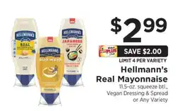 ShopRite Hellmann's Real Mayonnaise offer