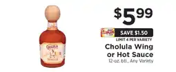 ShopRite Cholula Wing or Hot Sauce offer