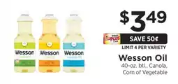 ShopRite Wesson Oil offer