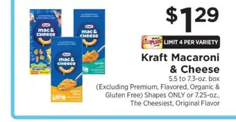 ShopRite Kraft Macaroni & Cheese offer