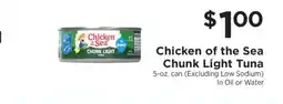 ShopRite Chicken Of The Sea Chunk Light Tuna offer
