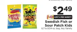 ShopRite Swedish Fish or Sour Patch Kids offer