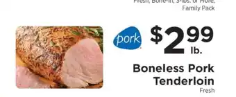 ShopRite Boneless Pork Tenderloin offer