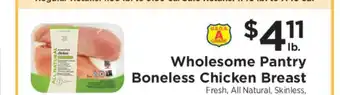 ShopRite Wholesome Pantry Boneless Chicken Breast offer