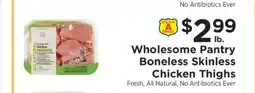 ShopRite Wholesome Pantry Boneless Skinless Chicken Thighs offer