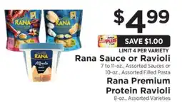 ShopRite Rana Sauce or Ravioli offer