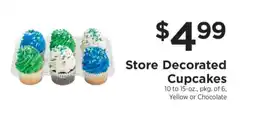 ShopRite Store Decorated Cupcakes offer